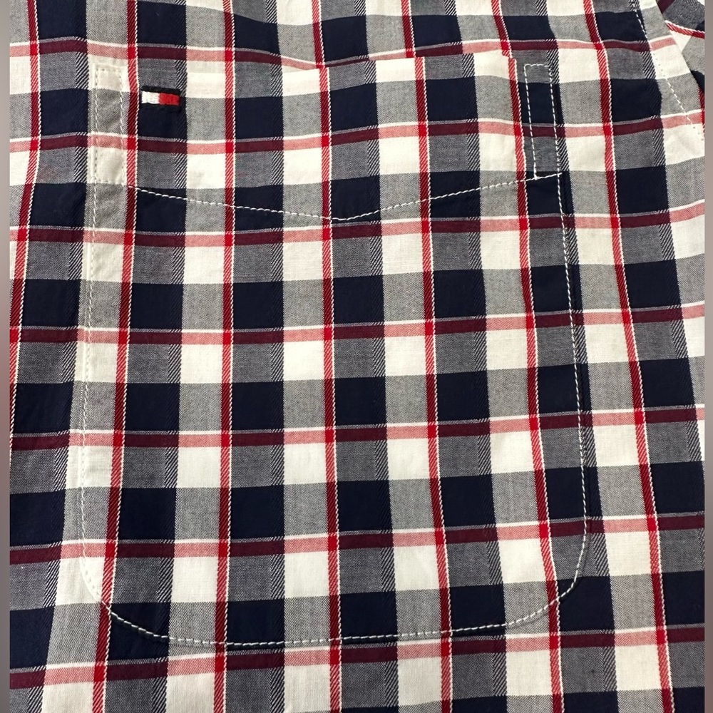 Tommy Hilfiger Plaid Oxford Long Sleeve Shirt